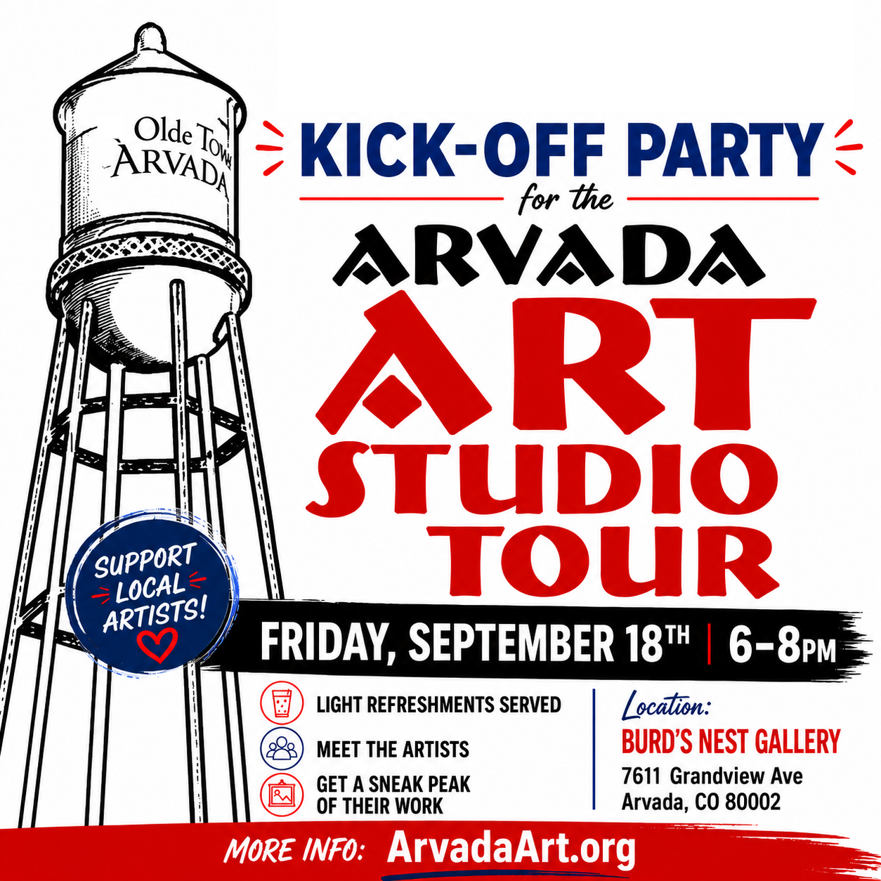 Arvada Art Tour Kickoff Party